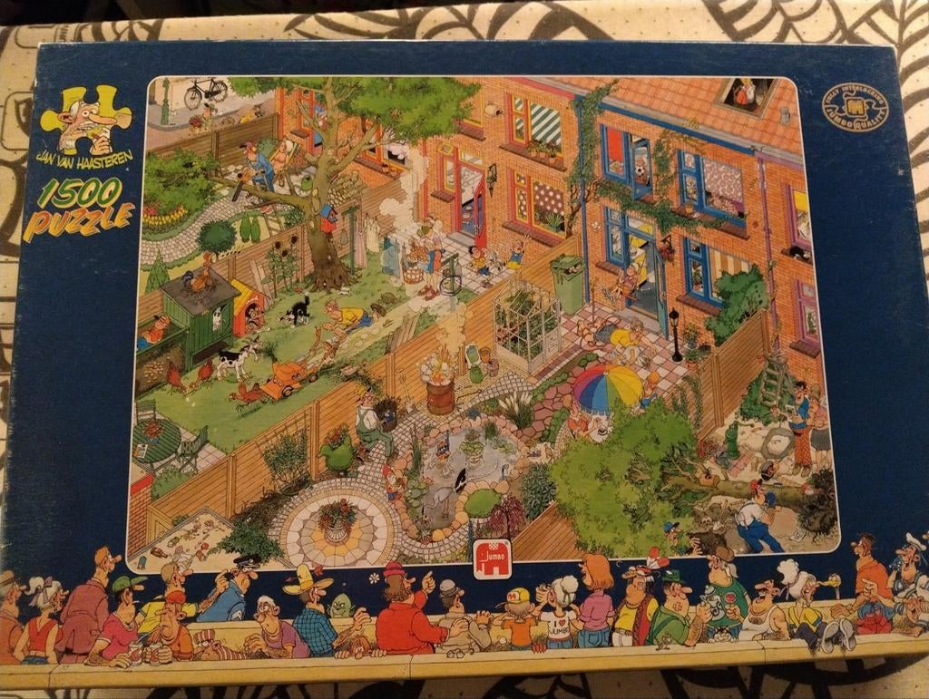 Jan van Haasteren - De Buren - 1500 Stukjes, Ophalen of Verzenden, 500 t/m 1500 stukjes, Zo goed als nieuw, Legpuzzel