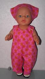 poppenkleertjes babypop born 43cm (overal), Ophalen of Verzenden, Nieuw, Babypop