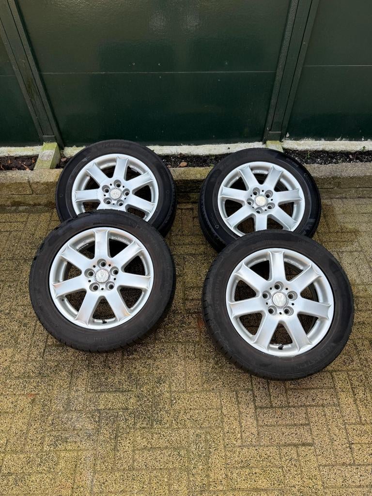 16" Volkswagen Touran velgen + zomerbanden, Ophalen of Verzenden, Gebruikt, Volkswagen