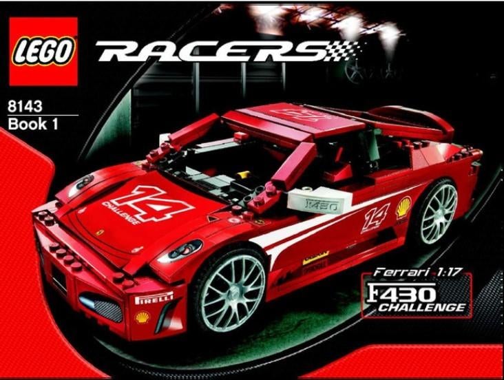 Lego 8143 Ferrari Challenge F430, Kinderen en Baby's, Speelgoed | Duplo en Lego, Ophalen of Verzenden, Gebruikt, Complete set