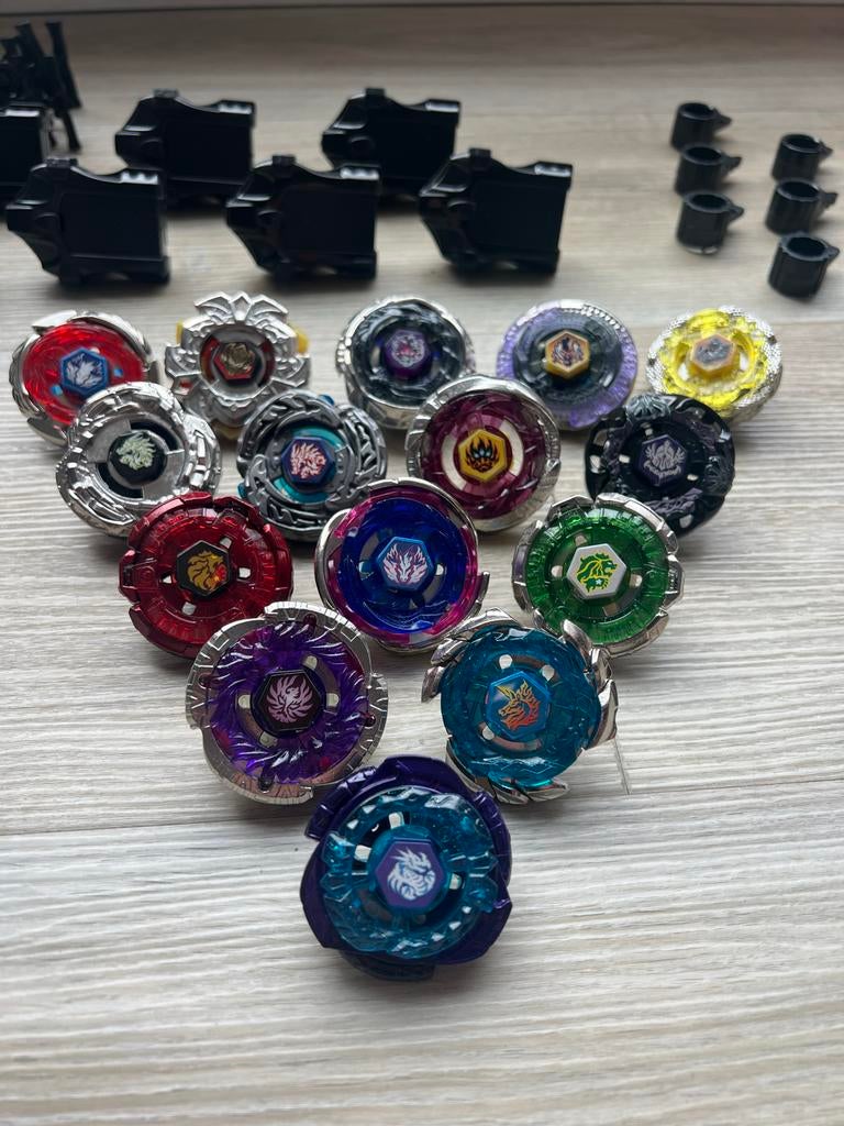 Beyblade tolletjes met launchers, Ophalen of Verzenden, Gebruikt, Jongen of Meisje