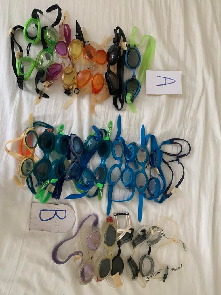 Diverse zwembril of speedo zwembrillen, Watersport en Boten, Duiken, Ophalen of Verzenden, Zo goed als nieuw, Overige typen