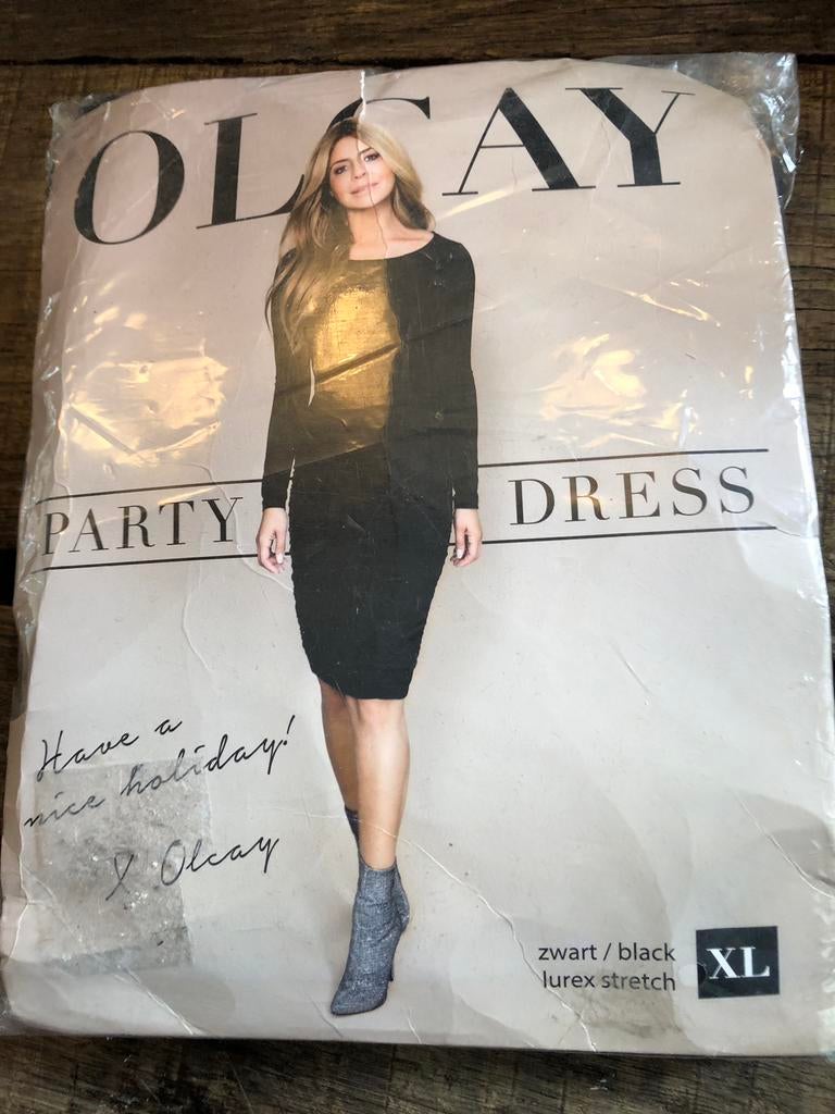 Olcay jurk maat xxl, Kleding | Dames, Ophalen of Verzenden, Zo goed als nieuw, Maat 46/48 (XL) of groter, Onder de knie