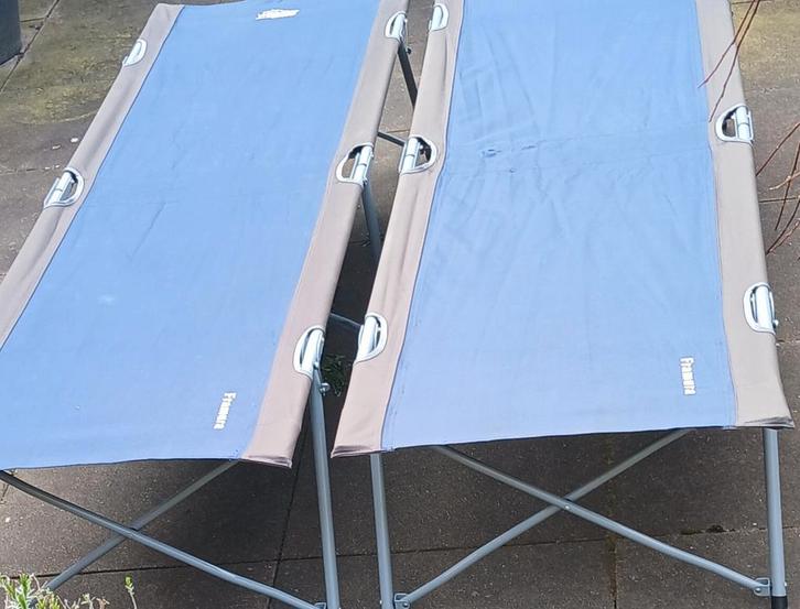 Redwood ligbed 2 stuks, Caravans en Kamperen, Kampeermeubelen, Campingstoel, Ophalen