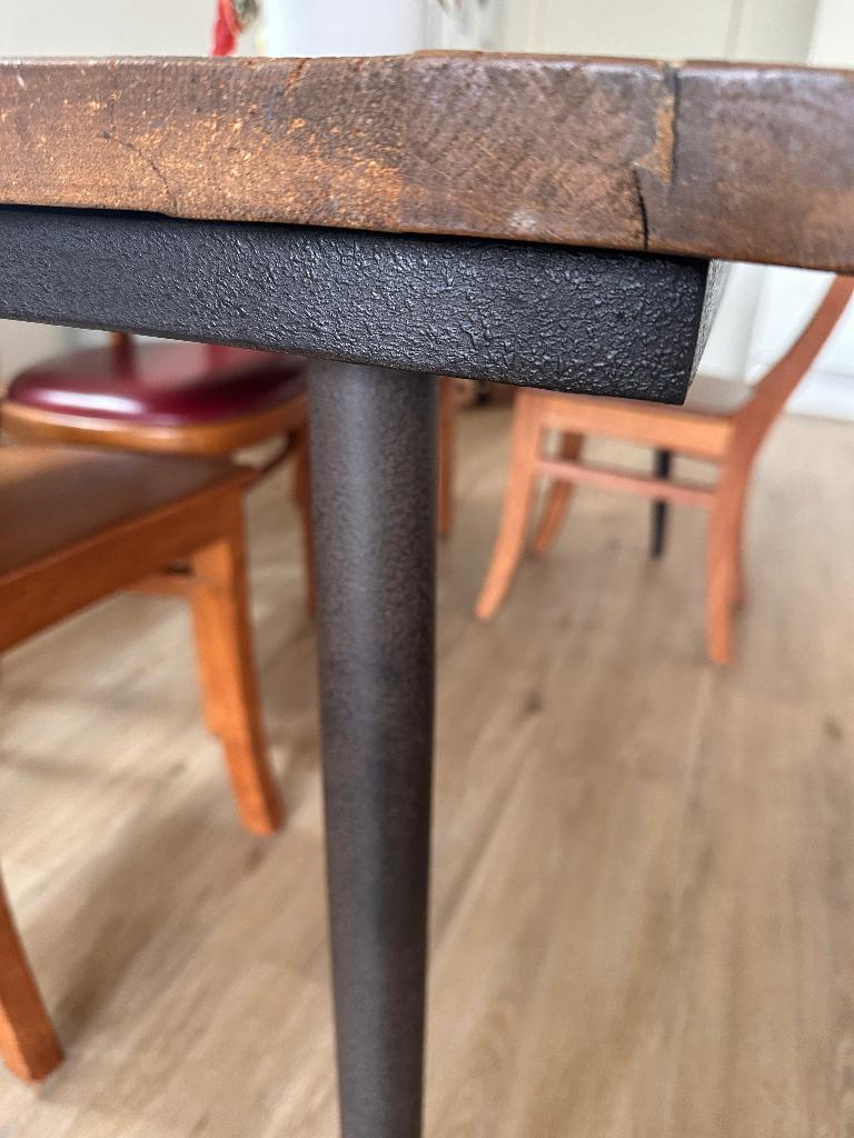 Tafel eethoek, Huis en Inrichting, Tafels | Eettafels, Ophalen, Overige materialen, Gebruikt, 200 cm of meer