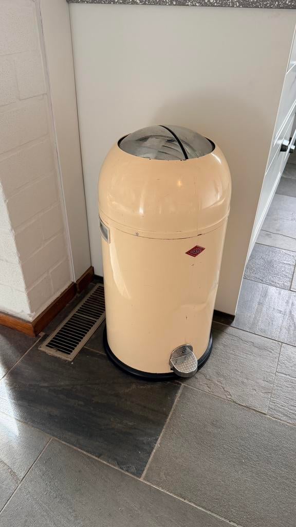 Wesco vintage prullenbak, 40 liter of meer, Ophalen, Zo goed als nieuw, 50 tot 75 cm