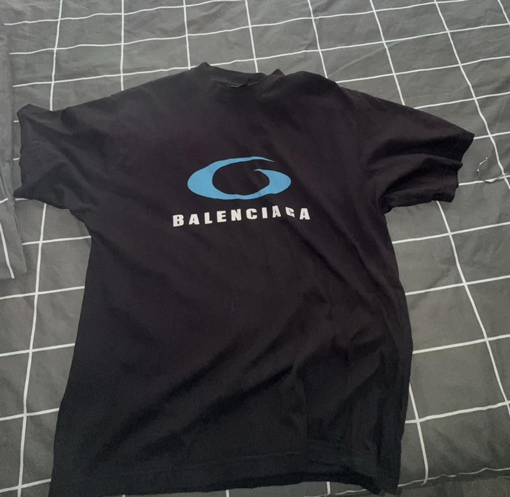 Balenciaga T-shirt, Kleding | Heren, T-shirts, Ophalen of Verzenden, Zo goed als nieuw, Zwart