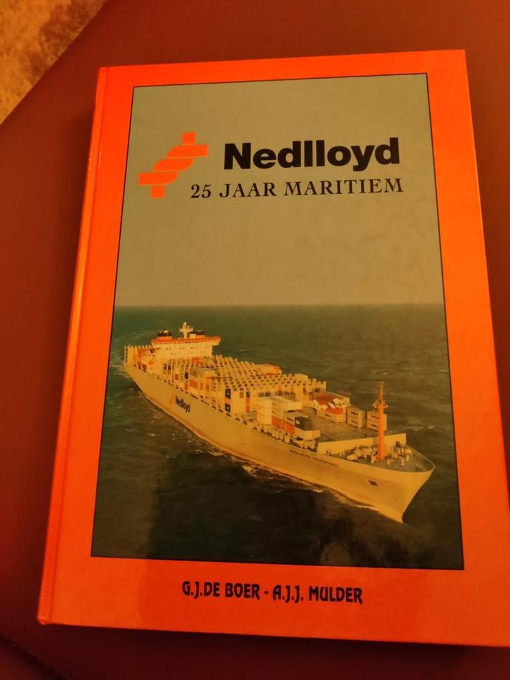 Nedlloyd 25 Jaar Maritiem - G.J. de Boer & A.J.J. Mulder, Boeken, Vervoer en Transport, Gelezen, Boot, Ophalen of Verzenden