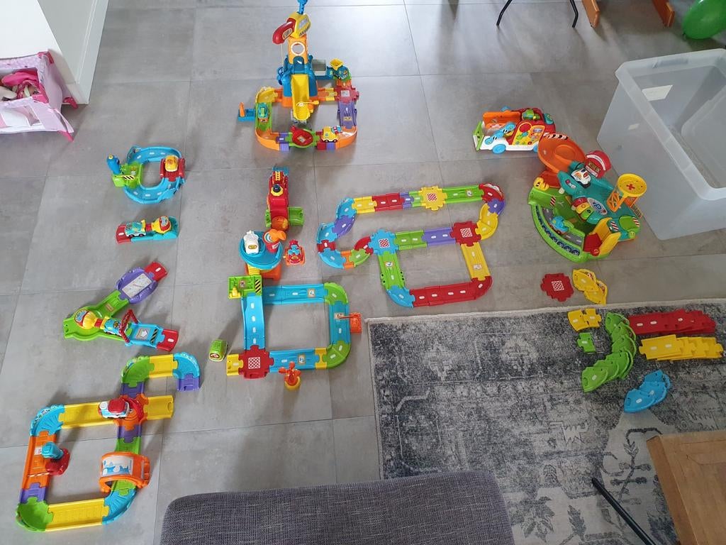 Grote partij VTech Toet Toet Auto's en Banen, Ophalen, Gebruikt