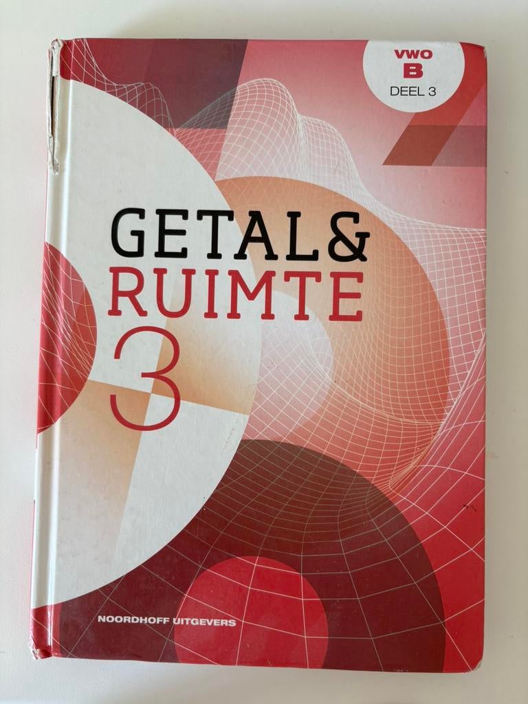 Getal en ruimte 3 vwo, Boeken, Schoolboeken, Ophalen of Verzenden, Gelezen, VWO
