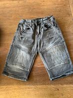 Stoere korte biker jeans maat 146/152 grijze wassing, Kinderen en Baby's, Kinderkleding | Maat 146, Ophalen of Verzenden, Zo goed als nieuw