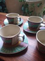 Rosenthal Flash 5 kopjes en 4 schotels, Ophalen of Verzenden