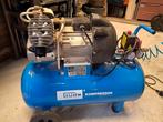 Gude 2 cilinder compressor 2,2 kW 50L ketel, Doe-het-zelf en Verbouw, Compressors, Ophalen