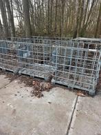 IBC vaten - Metalen kooien, Doe-het-zelf en Verbouw, Kratten en Dozen, Ophalen, Gebruikt, Krat