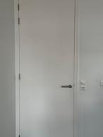 Massieve mahonie brandwerende stompe deur 211,5x92cm, Ophalen, Gebruikt, 80 tot 100 cm, Binnendeur