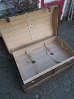 Antieke hutkoffer compleet! grote met mooie details Miekje, Ophalen