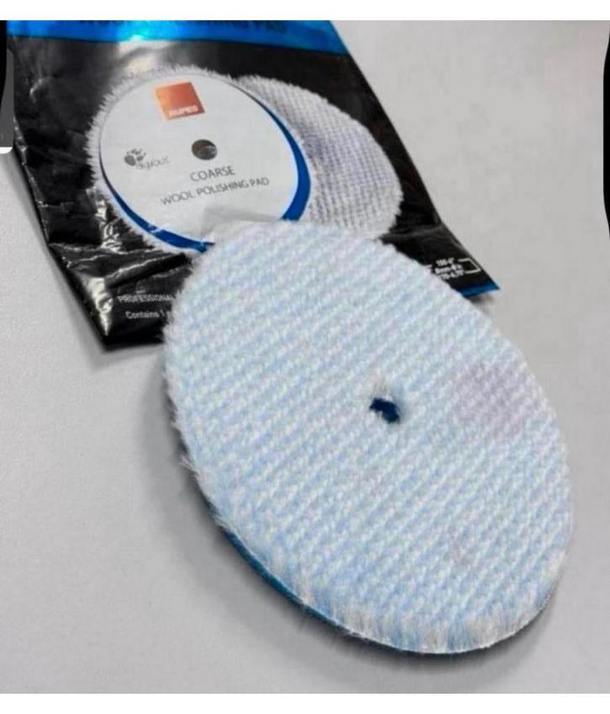 RUPES Wollen Polijstpad Grof Blauw wol 150-170mm polijst pad, Nieuw, Ophalen of Verzenden, H, H