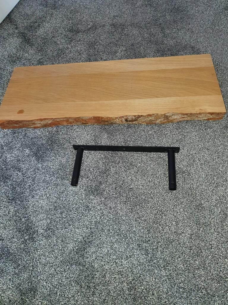 Houten wandplank met blinde bevestiging, Huis en Inrichting, Woonaccessoires | Wandplanken en Boekenplanken, Ophalen