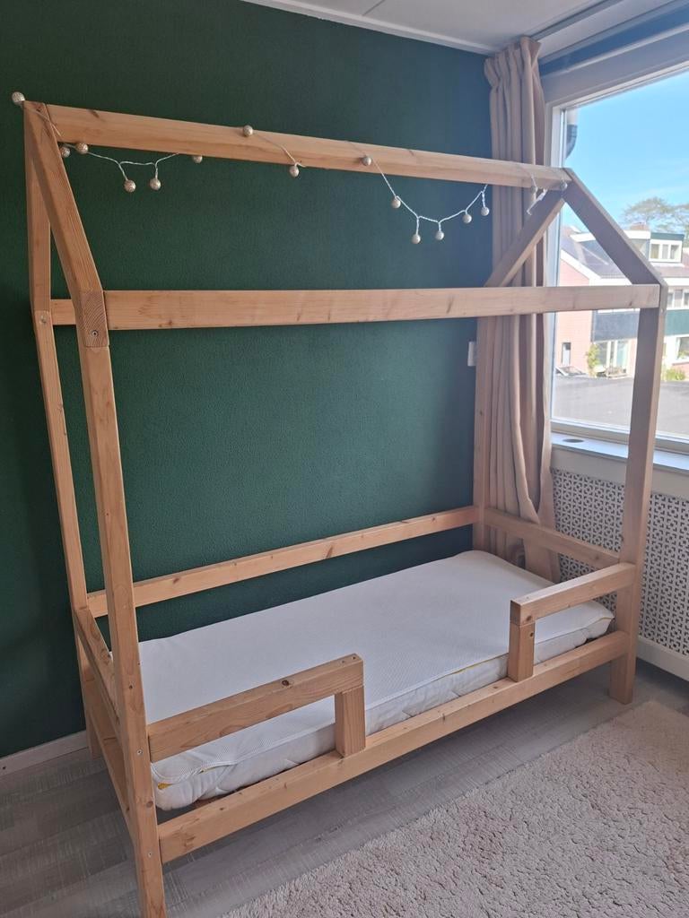Bedhuis 16070 cm incl. matras en matrasbeschermer, Ophalen, 140 tot 160 cm, 70 tot 85 cm, Matras