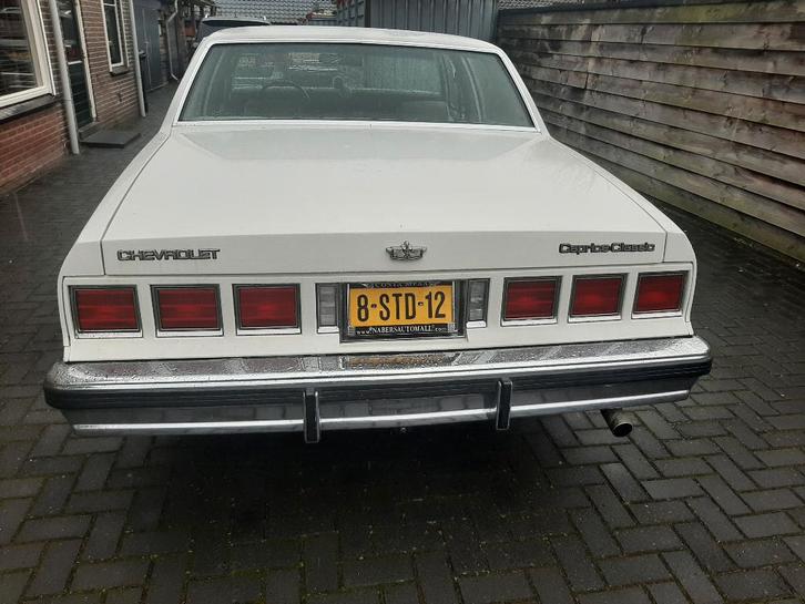 Chevrolet Caprice,1985 Wit, Auto's, Chevrolet, Bedrijf, Caprice, LPG, Sedan, Automaat, Geïmporteerd, Wit, Grijs, Stof, Achterwielaandrijving