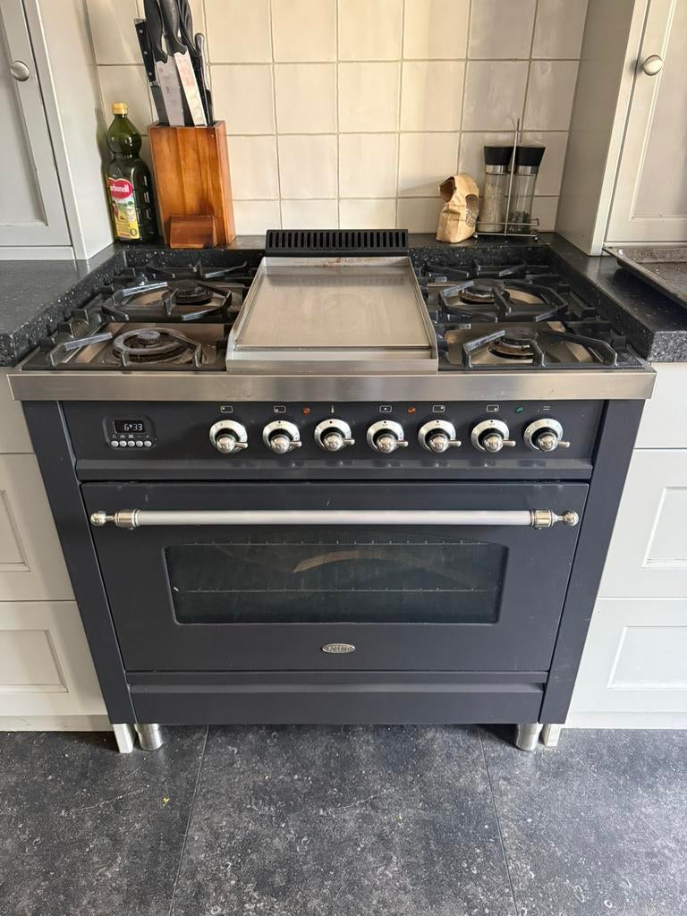 Boretti fornuis, Witgoed en Apparatuur, Fornuizen, Ophalen, 60 cm of meer, Grill, Zo goed als nieuw