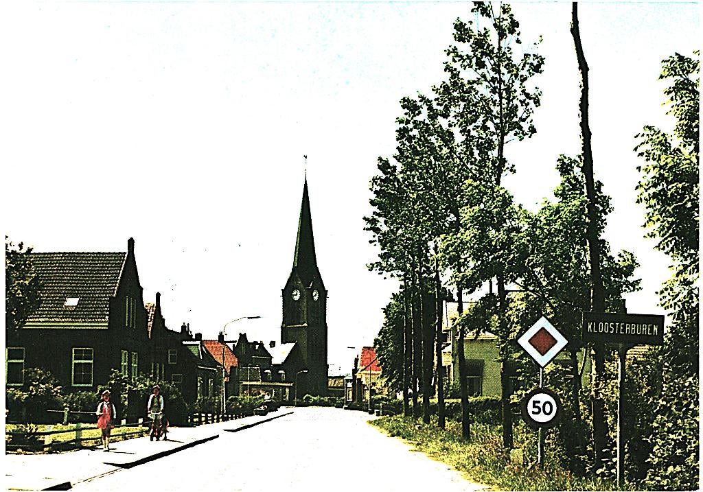 806181 Kloosterburen Jr 60 70 Nette oude kaart onbeschreven