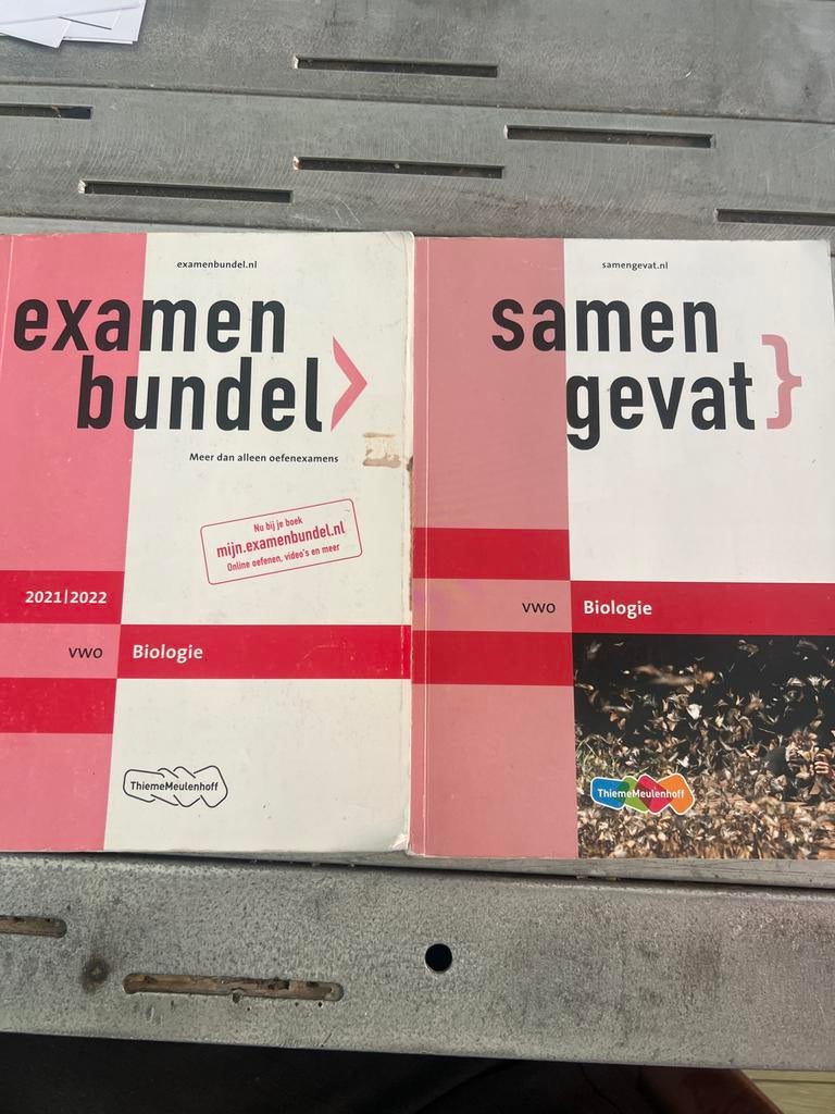 Examenbundel en Samengevat Biologie VWO 2021/2022, Boeken, Schoolboeken, Ophalen of Verzenden, Gelezen, VWO, Biologie