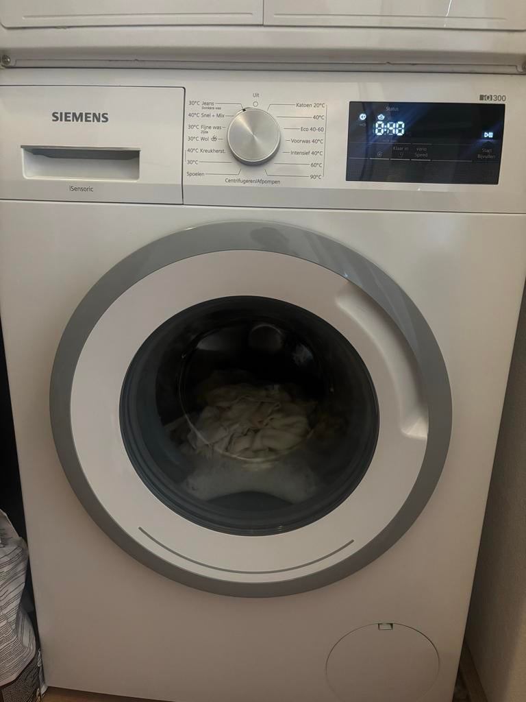 Siemens iQ300 wasmachine - nette staat, Ophalen, 1200 tot 1600 toeren, Gebruikt, 8 tot 10 kg