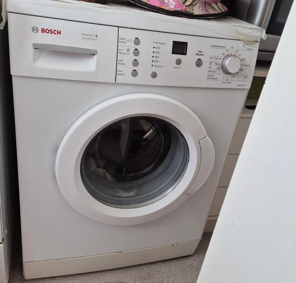 Wasmachine van bosch, Ophalen, Gebruikt