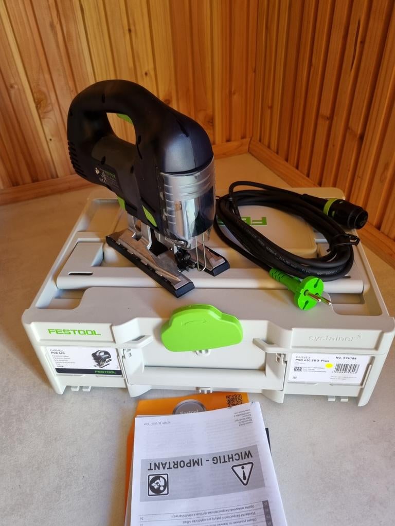Festool CARVEX PS 420 EBQ-Plus Decoupeerzaag, Ophalen, Zo goed als nieuw, Festool, Minder dan 600 watt