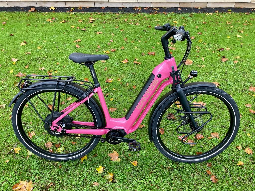 Santos Travelmaster E+ Neodrives dames S - Bernadette, Zo goed als nieuw, Minder dan 47 cm, 50 km per accu of meer, Ophalen