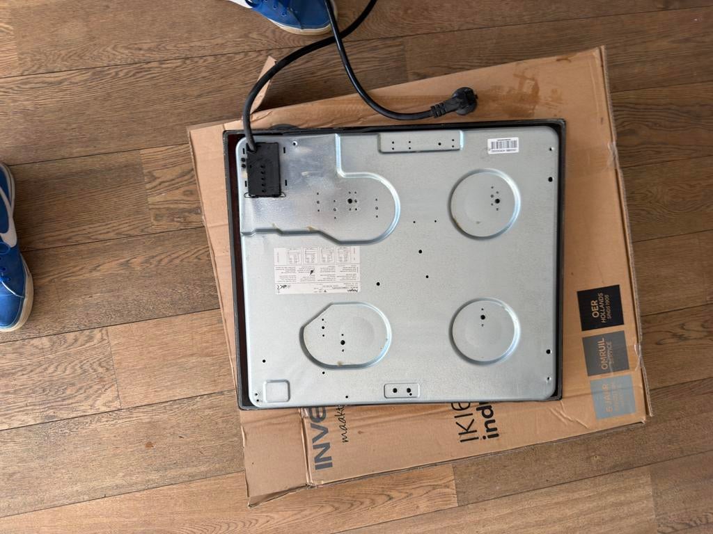 Pelgrim elektrische kookplaat - 4 zones, Ophalen, Gebruikt, 4 kookzones, Inbouw
