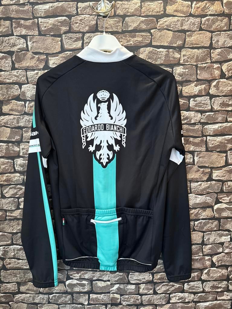 Bianchi Longsleeve Fietsshirt Maat M - Nieuw, Fietsen en Brommers, Fietsaccessoires | Fietskleding, Nvt, Nvt, Bovenkleding, Heren