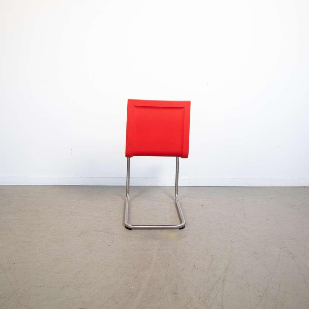 5x Vitra Maarten van Severen .05 Stoel Rood Kunststof, Niet ingevuld, Kunststof, Niet ingevuld, Ophalen of Verzenden