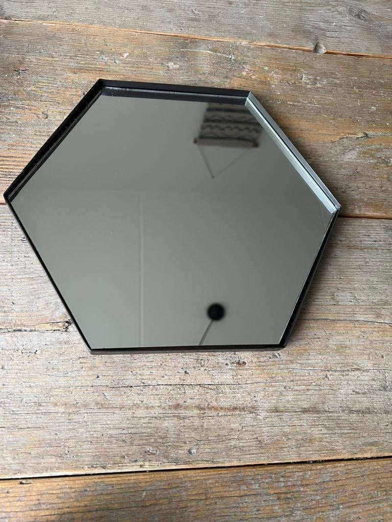 Hexagon wandspiegel, Ophalen, Minder dan 50 cm, Zo goed als nieuw, Minder dan 100 cm