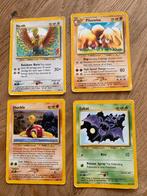 Pokémon kaarten Ho-oh, Piloswine, Shuckle, Zubat, Ophalen of Verzenden, Gebruikt, Meerdere kaarten