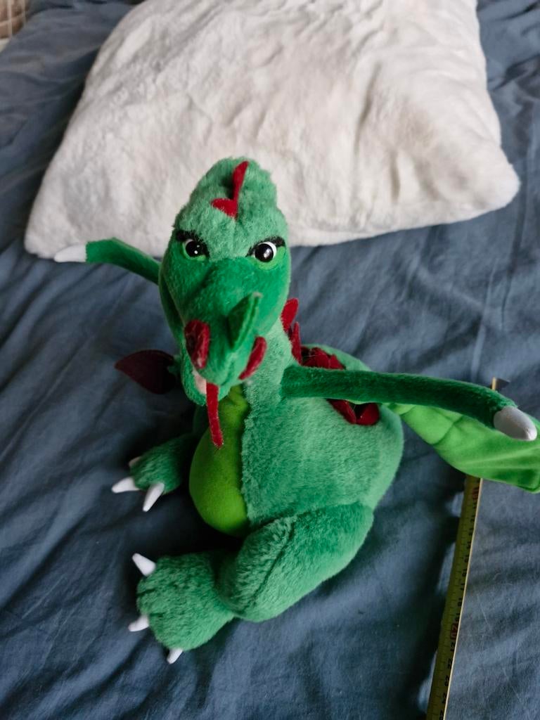 Efteling Draak Knuffel - Joris en de Draak, Ophalen, Groen, Overige merken, Overige typen