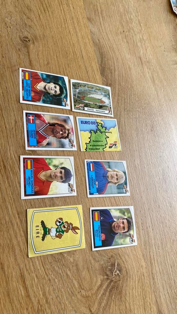 8 x panini euro 88, Ophalen of Verzenden, Zo goed als nieuw, Plaatje