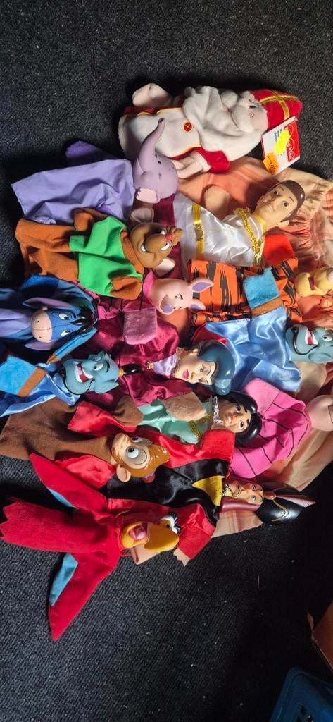 14 Poppenkast poppen, Kinderen en Baby's, Speelgoed | Poppen, Ophalen of Verzenden, Overige typen