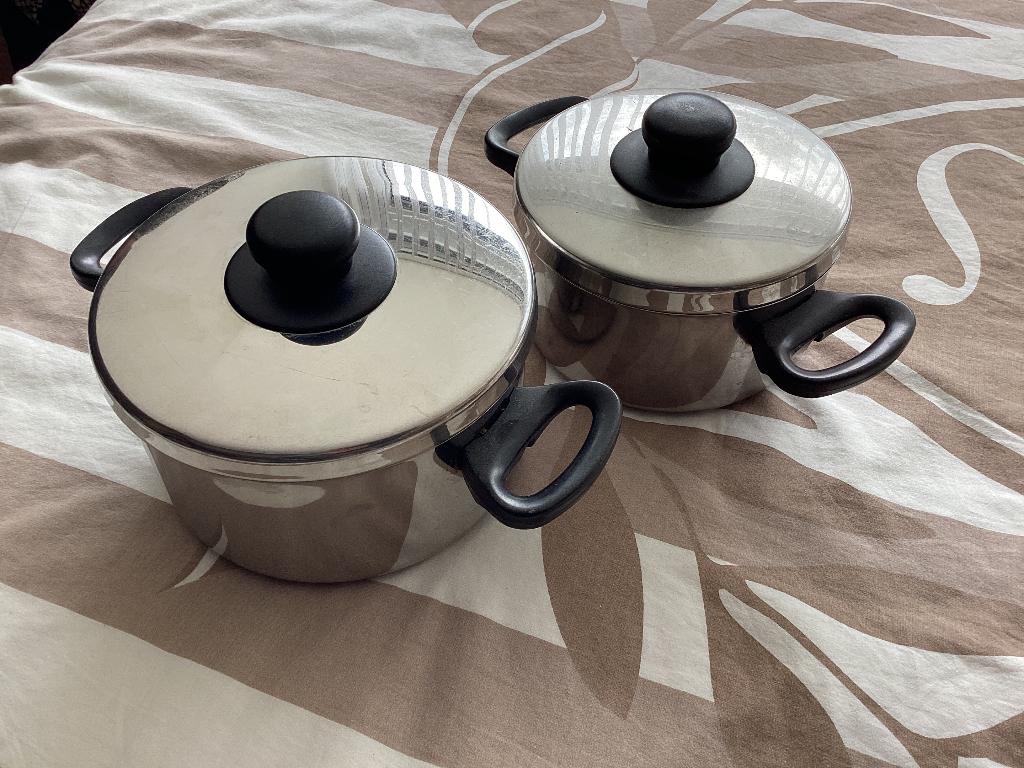 Pannen, Ophalen, Zo goed als nieuw, Rvs, Pannenset