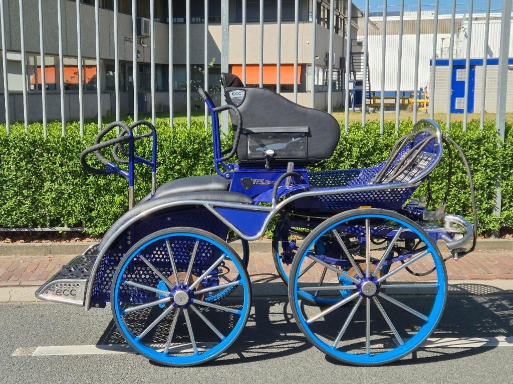 ECC RS360 tweespan marathonwagen, Dieren en Toebehoren, Rijtuigen en Koetsen, Zo goed als nieuw, Marathonwagen, Paard