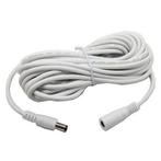 12 Volt verlengkabel, 5 meter, Wit, Verzenden, Nieuw, 5 tot 10 meter, Overige kabels