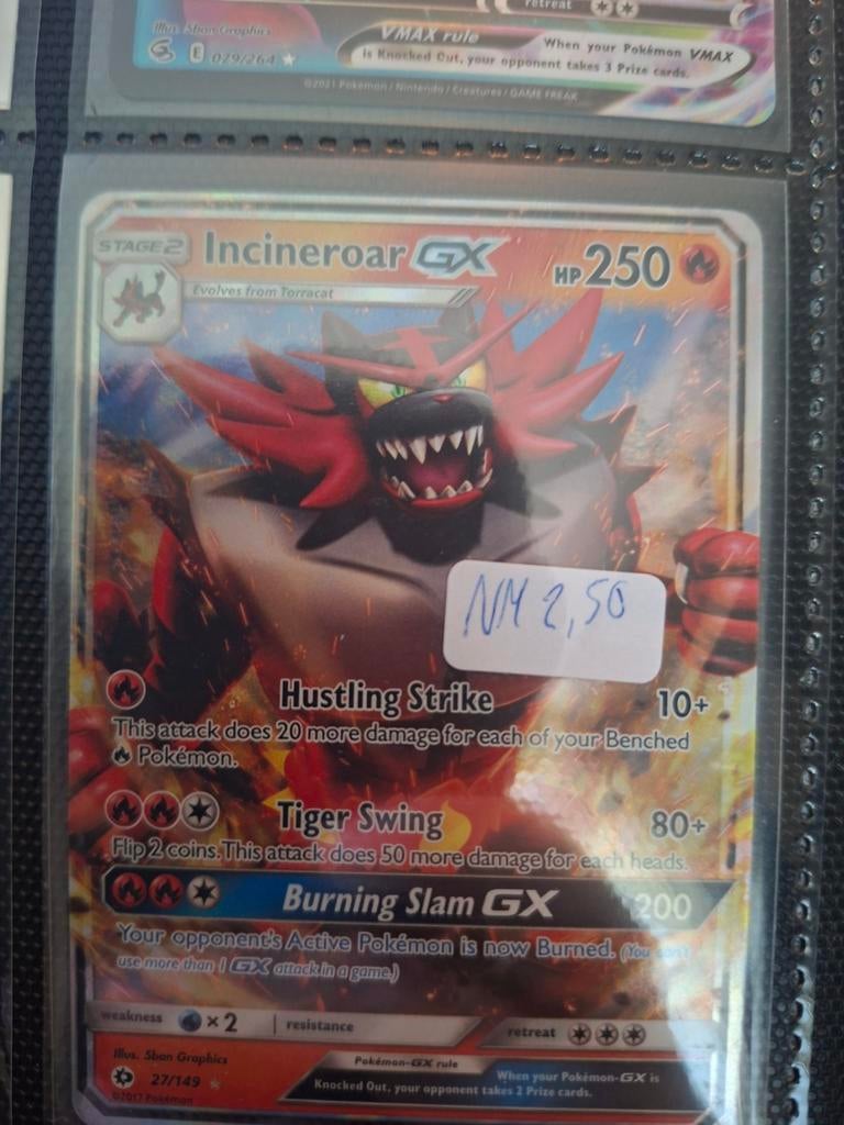 Incineroar GX Pokémon kaart, Ophalen of Verzenden
