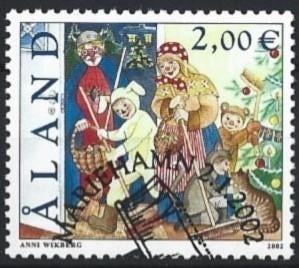 Aland SG 211 gebr. - 02-01-2002 - cat. 7,75 voor 0,80, Ophalen of Verzenden, Finland, Gestempeld