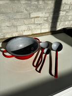 Gratis klassiek vergiet en pollepels, Ophalen, Gebruikt, Rvs of Chroom