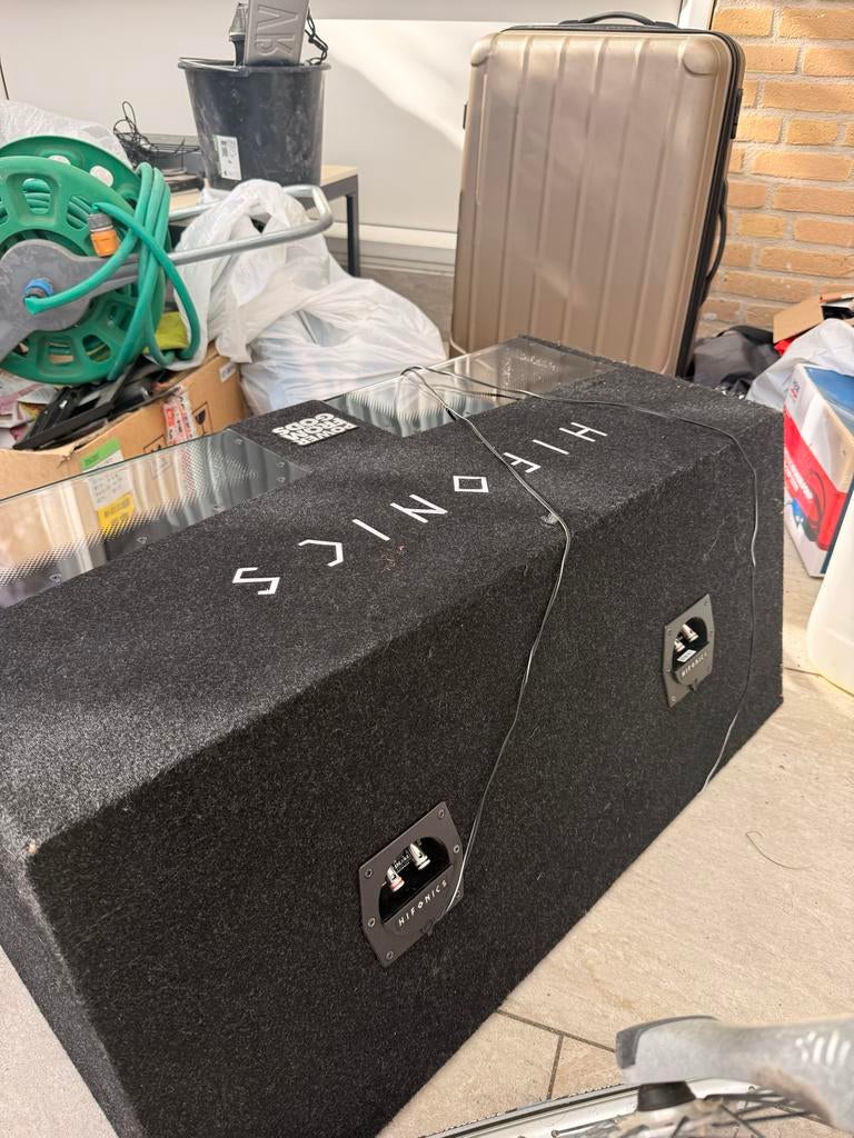 Hifonics subwoofer 2x 1000 watt, Ophalen of Verzenden, Gebruikt