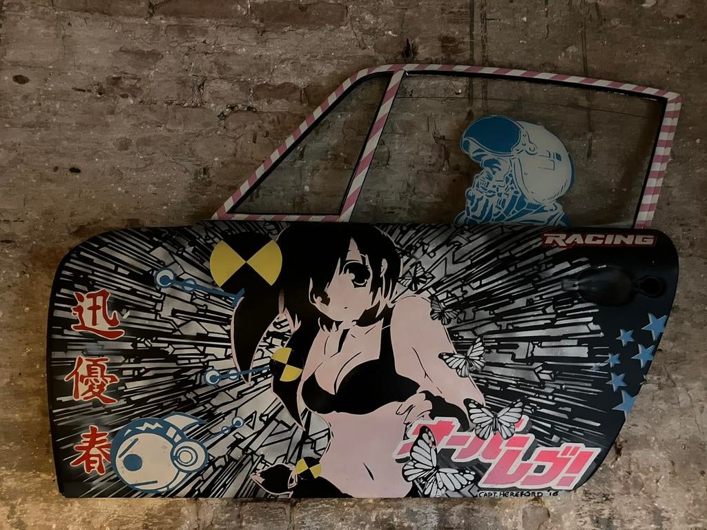 Porsche deur captain Hereford, Ophalen