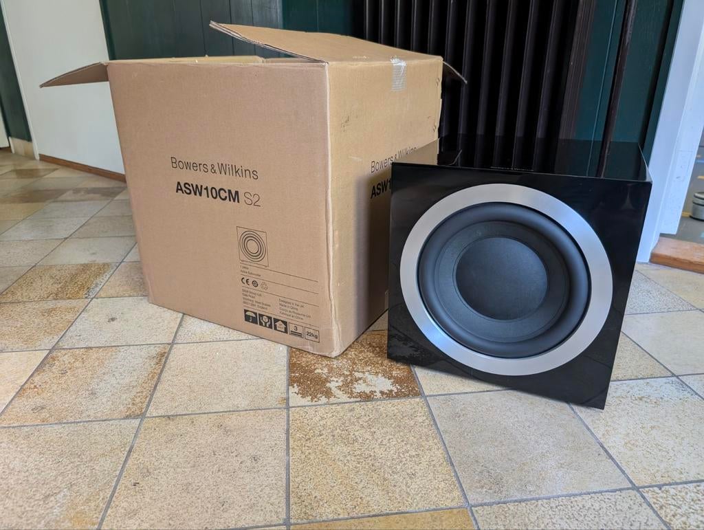 Bowers en wilkins ASW10CM S2 Black + Monster Cable, Audio, Tv en Foto, Luidsprekers, Ophalen, Zo goed als nieuw, Sonos, Minder dan 60 watt