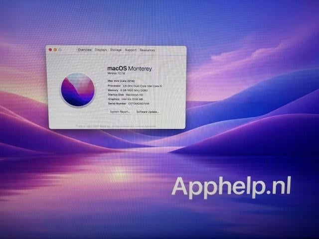 Mac mini 2014, Computers en Software, Apple Desktops, Ophalen, Gebruikt, 2 tot 3 Ghz, Mac Mini