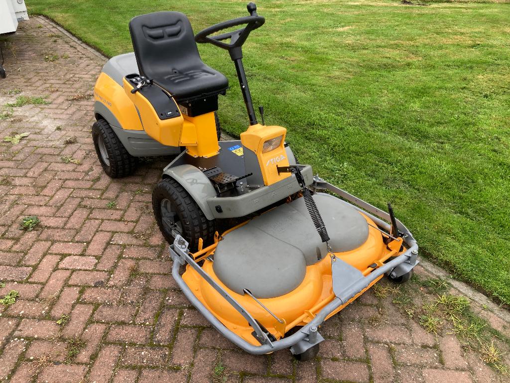 stiga park pro 20 4WD 107 pro maaidek zitmaaier, Tuin en Terras, Zitmaaiers, Ophalen, Gebruikt, Stiga, Mulchfunctie